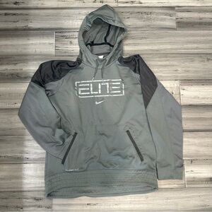 nike 2010s dri fit elite basketball sweatshirt pullover Hoodie size medium